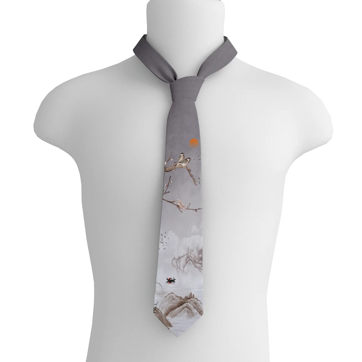 Fashion new cartoon oil painting accessories tie men and women general high-quality popular men's tie suit business wedding