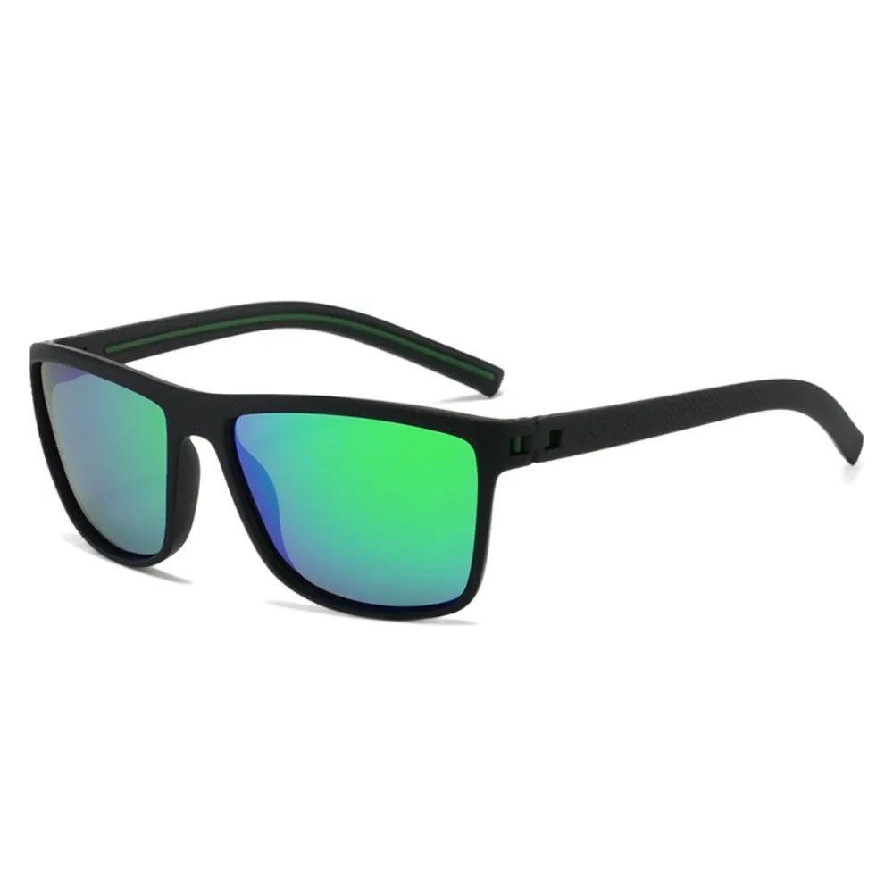 Square  Sunglasses UV400 Large Frame UV Resistant Cycling Glass UV Protection Lightweight Outdoor Sport Goggle Men