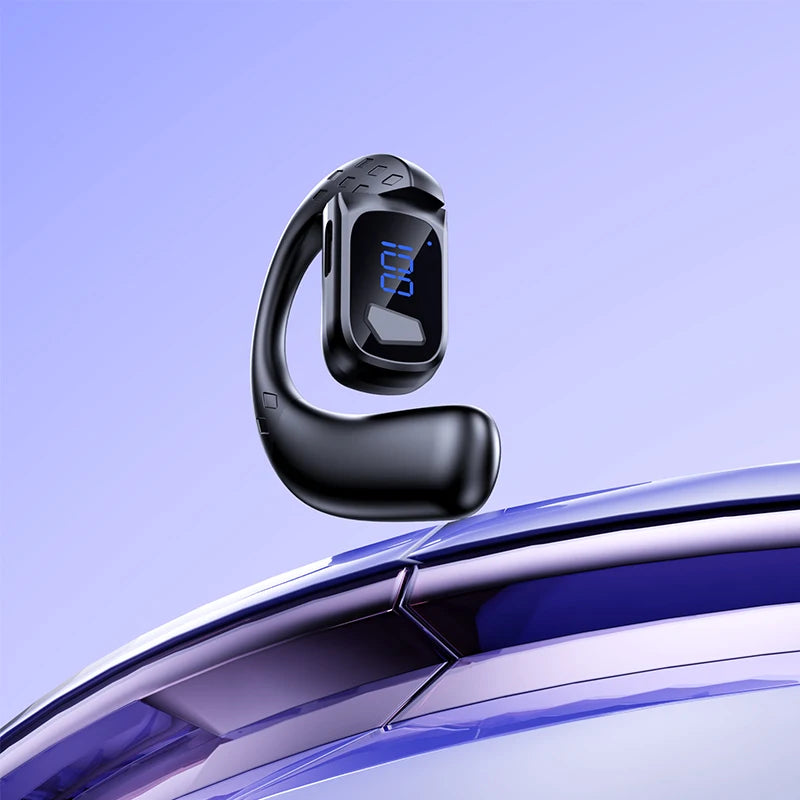 Digital Display Wireless Earphone New Bluetooth 5.4 Headset For Universal Phones Noise Cancelling Sports/Game/Drive Headphones