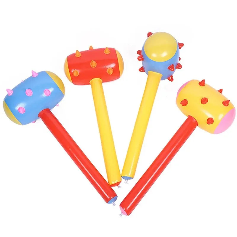 Kid Donut Inflatable Stick Air Hammer Toy Big Size 80CM  Party Games Outdoor Carnival Inflatable Toys Halloween Chrismas toy