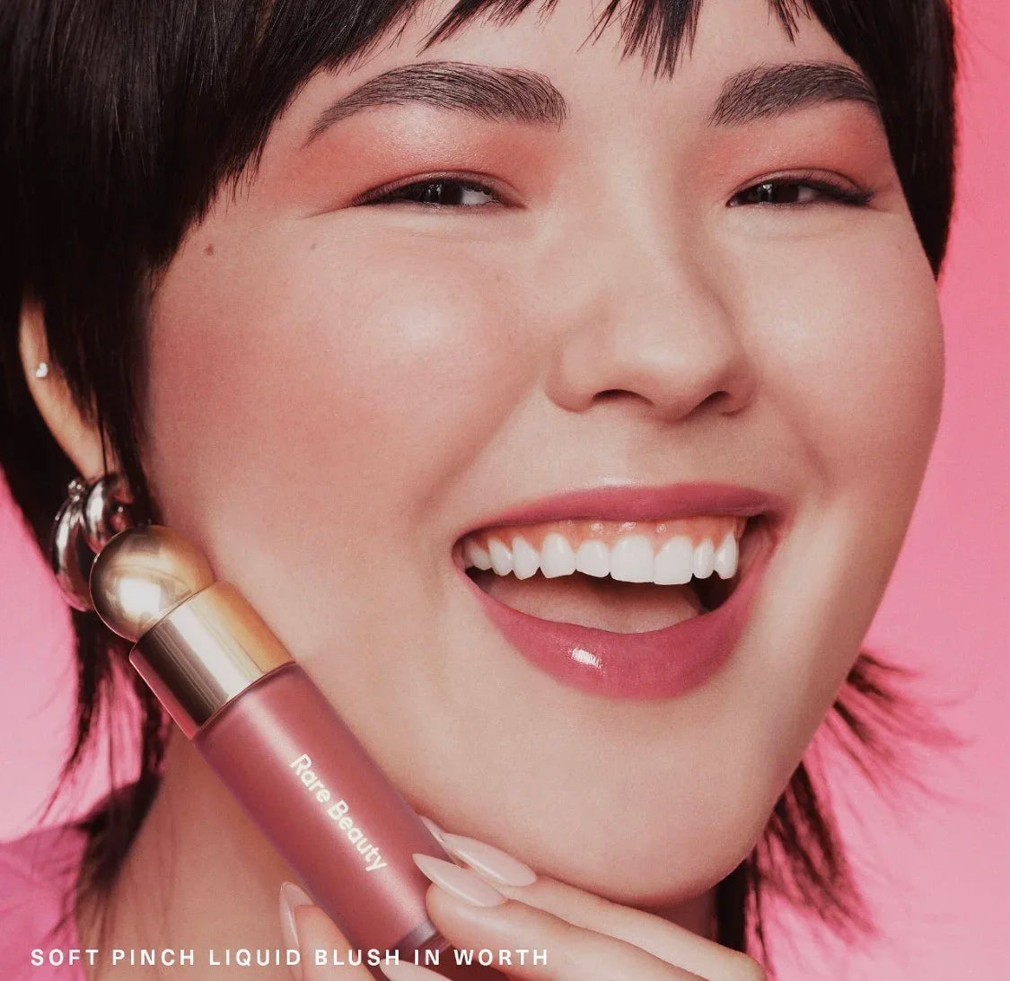 Beauty Enlighten Powder Portable Makeup Mirror Liquid Blush Moisturizing Dual-use Waterproof Lip Glaze Brightening Smooth