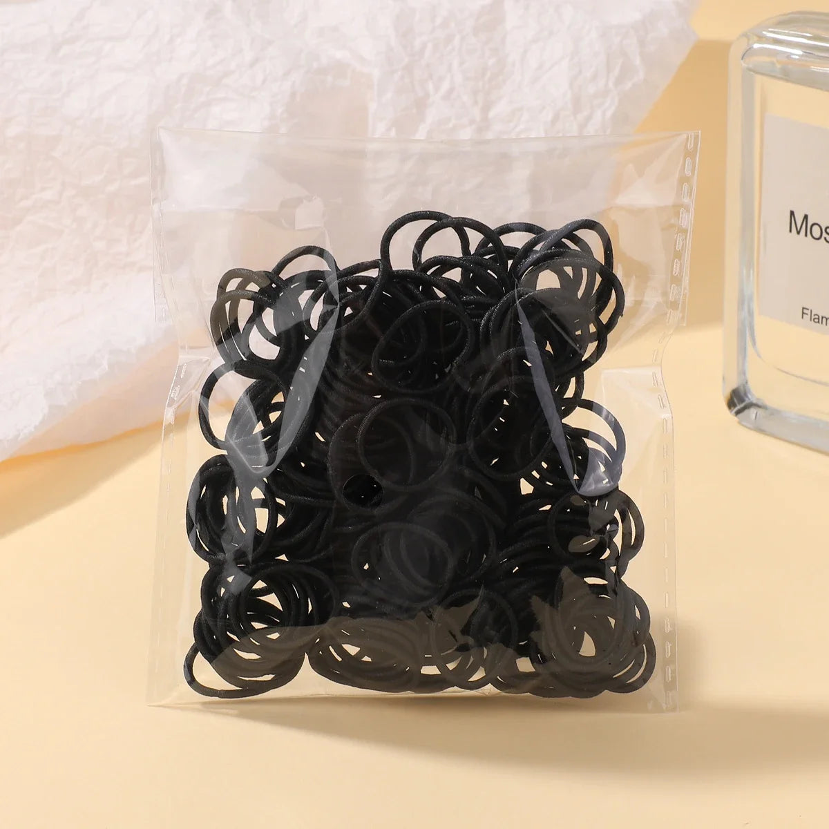 100/200Pcs Girls Colorful Hair Bands Set Nylon Elastic Rubber Band Children Ponytail Holder Scrunchies Kids Hair Accessories