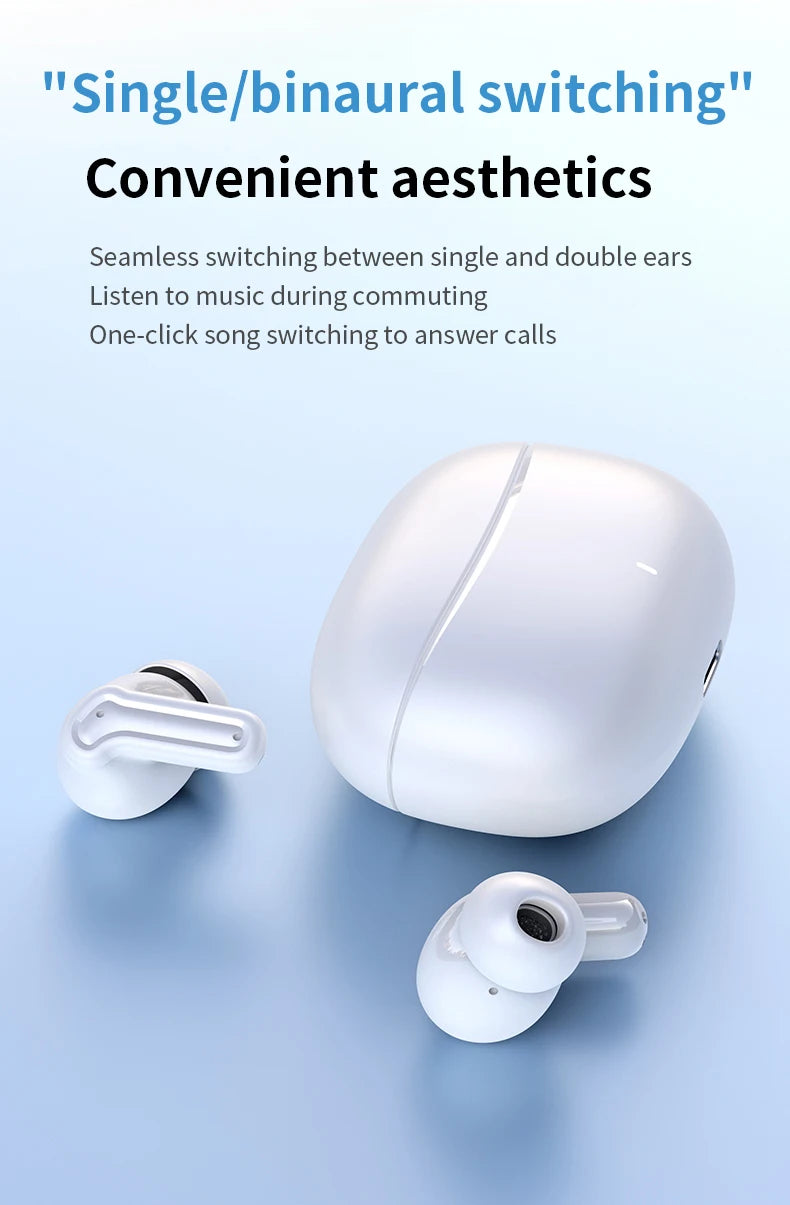 Earphone bluetooth Bluetooth headphonesTWS wireless Bluetooth earphones with long battery life, in-ear design, Bluetooth 5.6