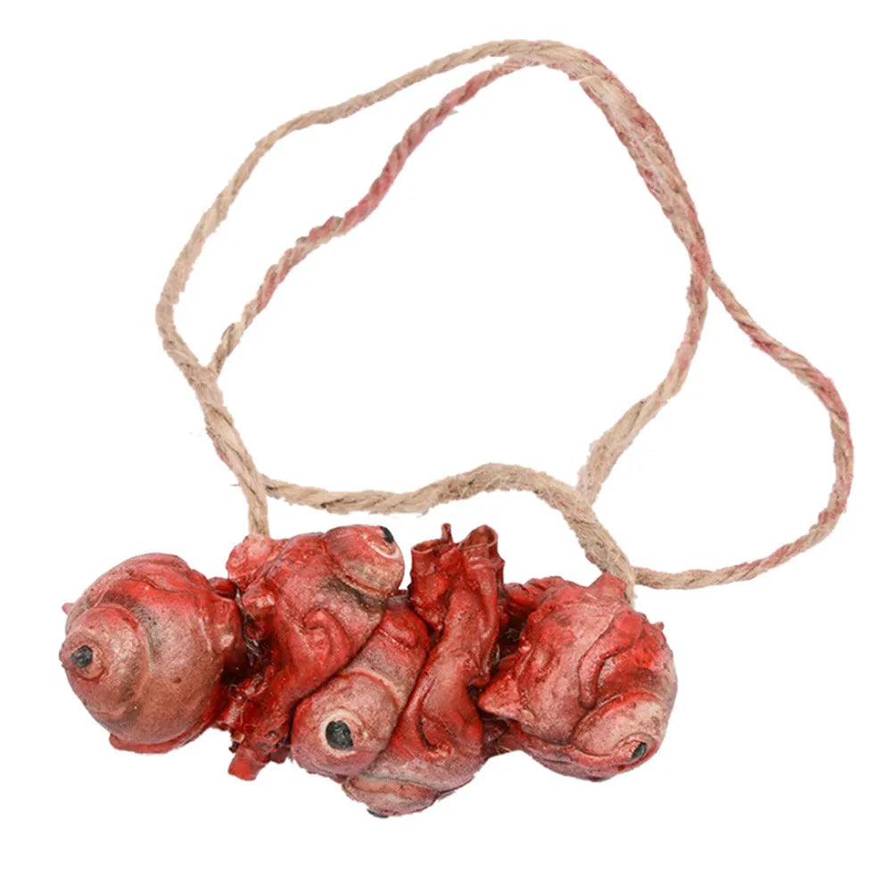 Halloween Party Decorations Haunted House Horror Hanging Props Bloody Violence Latex Organs Fake Fingers Eyes Feet Brain Heart