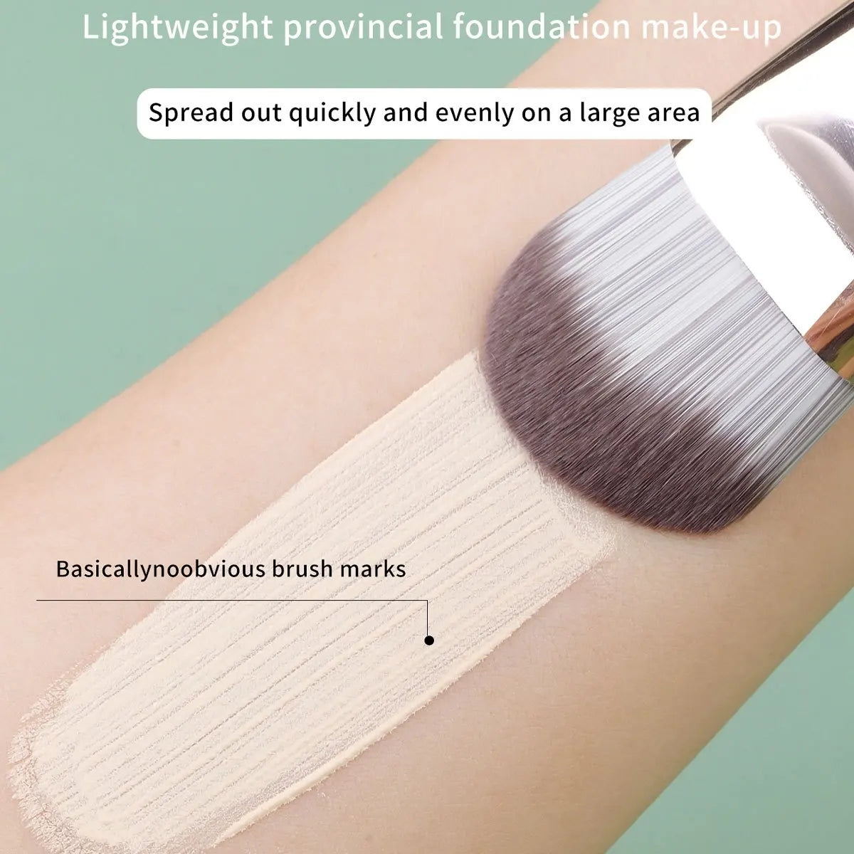 Makeup Brush Tongue Concealer Brushes Face Mask Brushes Portable Professional Foundation Brush Large Cosmetics Soft Base Make Up