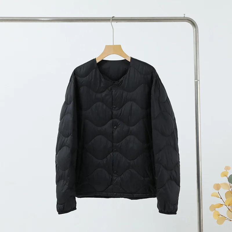 New Coats and Jackets Men's Lightweight Down Vest V-Neck Jacket Very Warm Winter Man Jacket Warm White Duck Down Man Windbreaker