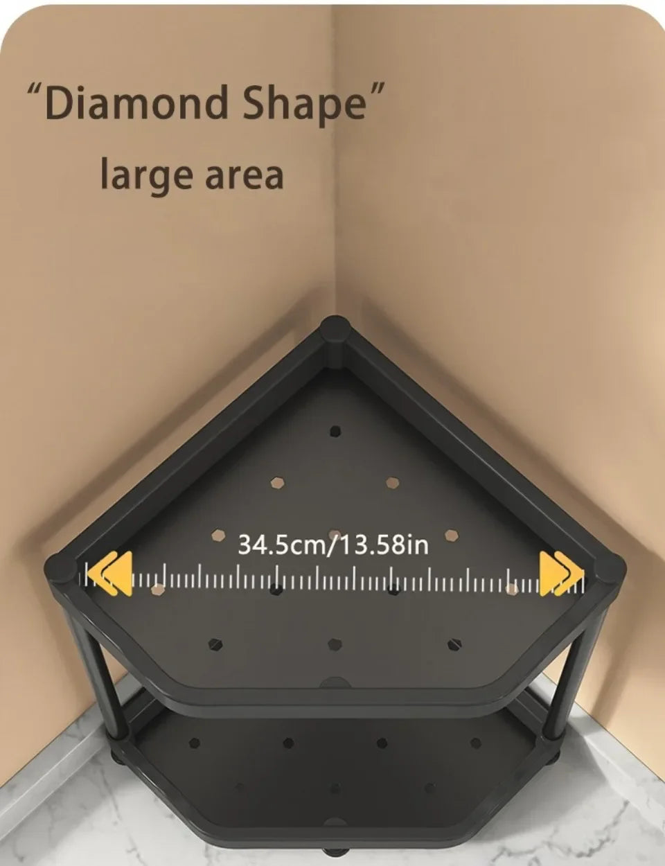 Kitchen Seasoning Shelf Spice Countertop Corner Stands Easy To Clean Space Saving Chopstick Organizer Housewear & Furnishings