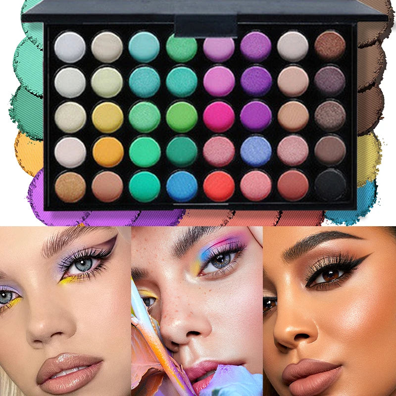 MakeUp Tools 40/74/78 Colors Eyeshadow palette Matte Waterproof Long Lasting Cosmetics makeup Kit Fashion All In One Makeup Gift