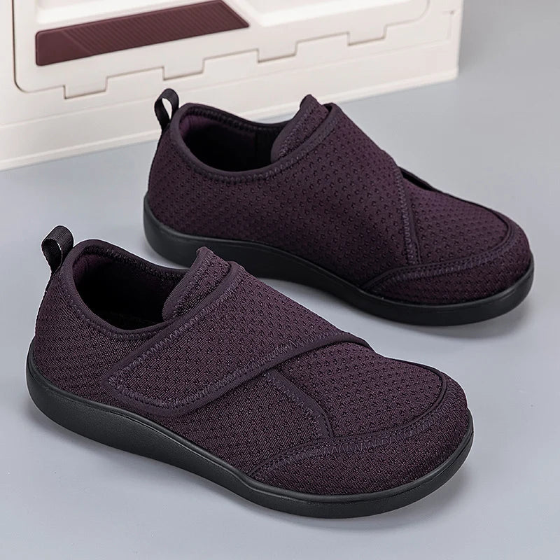 Open Shoes for Elderly Adjustable Diabetic Shoes Swollen Foot Fat Wide Hallux Valgus Bunion Orthopedics Thumb Eversion Men Women