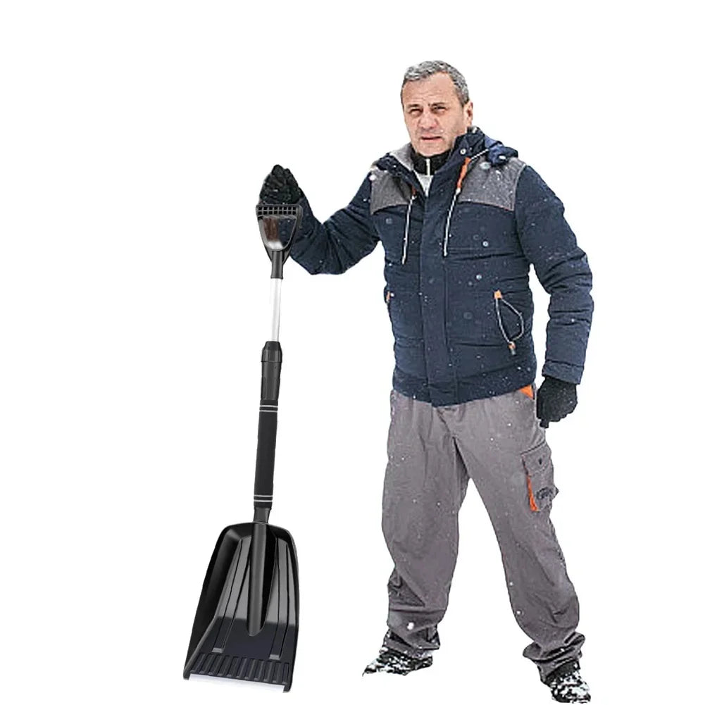 Snow Shovel Multifunctional Winter Car Accessories Removable Retractable Snow Shovel for Outdoor Garden Beach Car Trucks