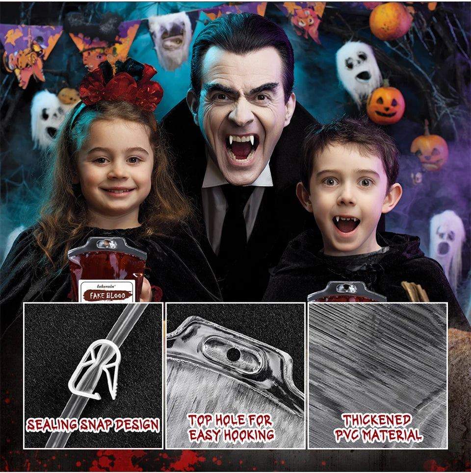 Halloween Blood Makeup Realistic Washable Fake Blood for Zombie Monster Clothes Body Paint Halloween Makeup