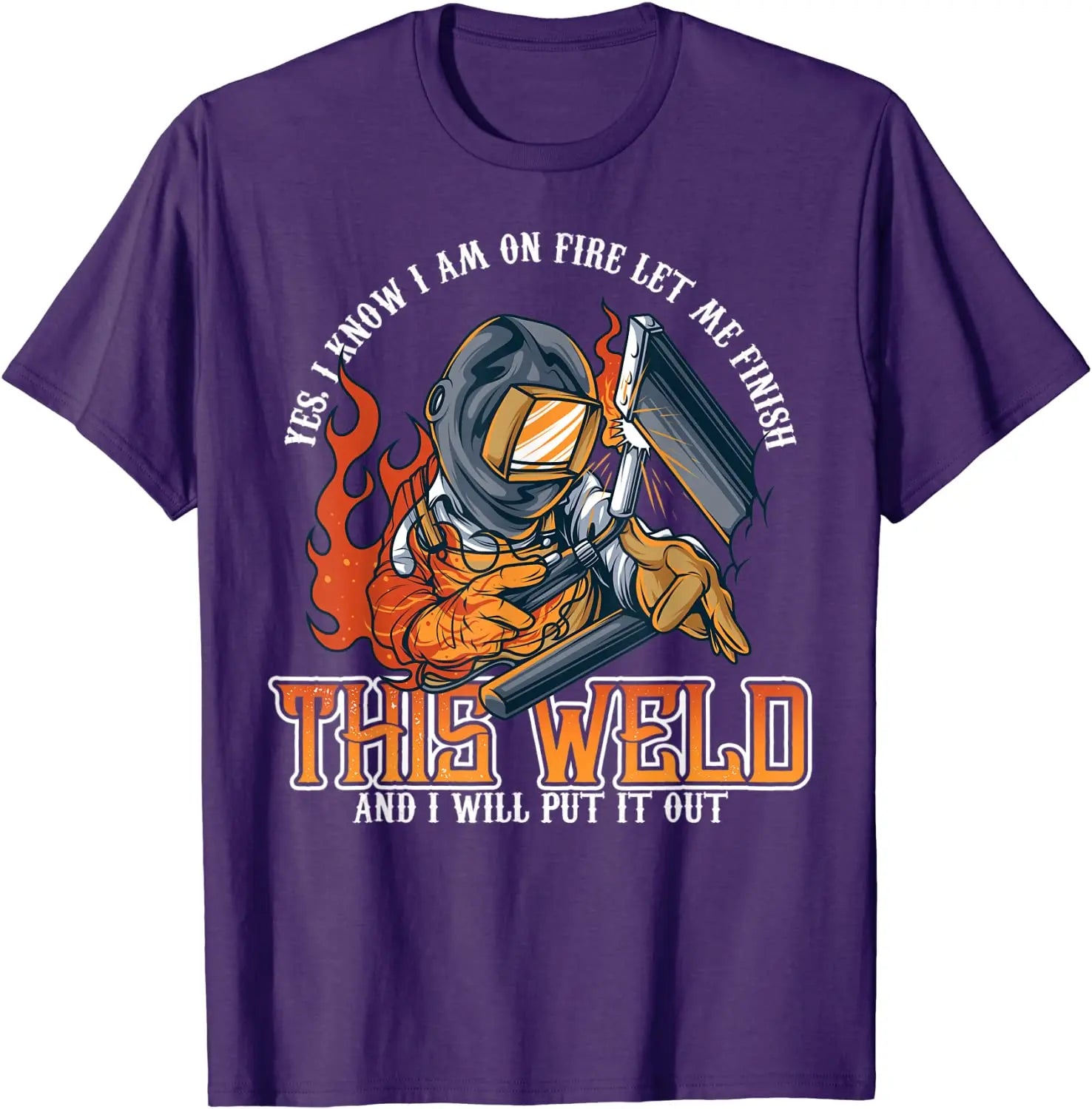 Welder Shirts For Men Funny Welding Tshirts Funny Saying T-Shirt Classic Man Tshirts Simple Style Tops T Shirt Cotton Hip hop