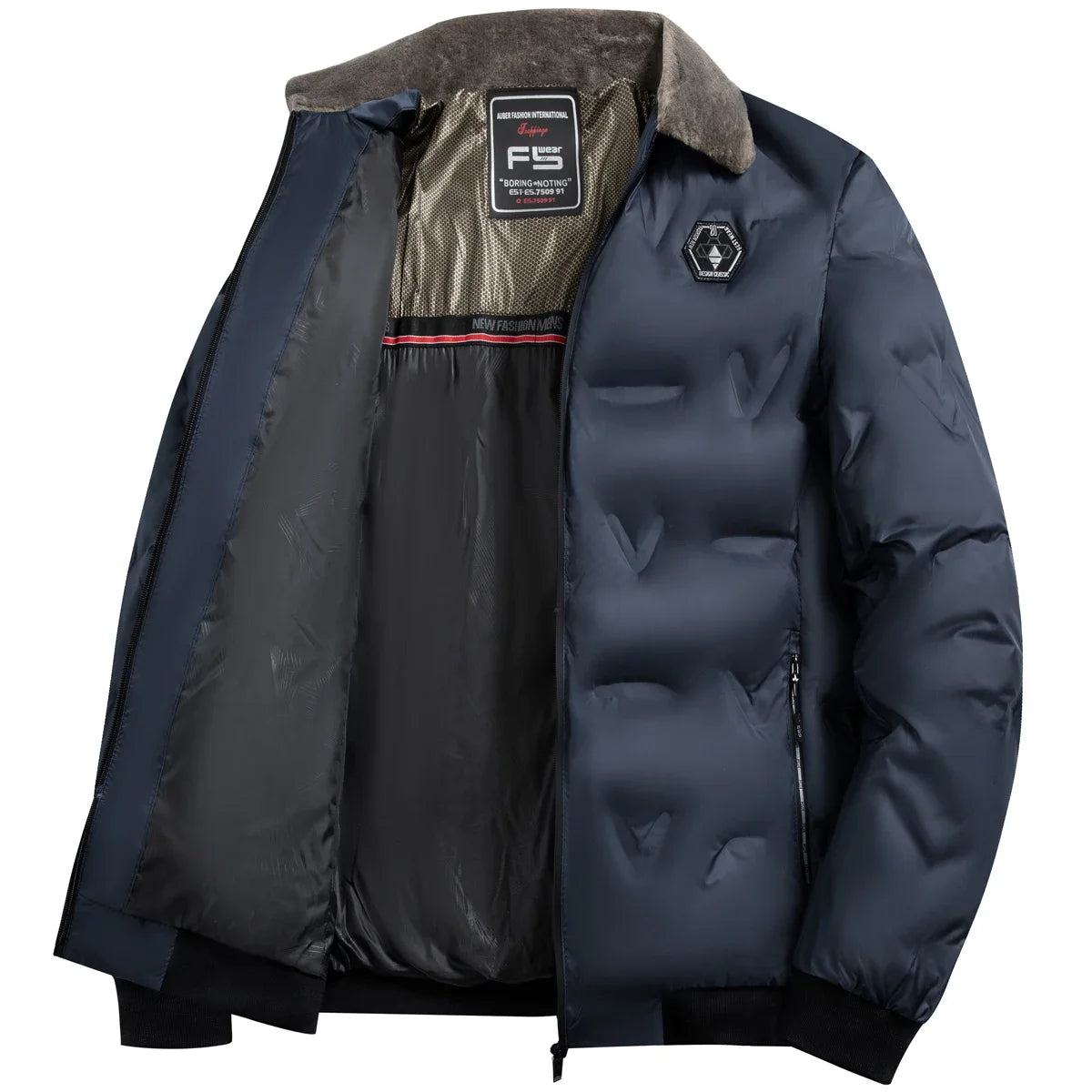 Male Jacket Men's Fashion Windbreaker Parka Coat Autumn Winter Overcoat Windproof Casual Warm Hombre New Streetwear Outdoors