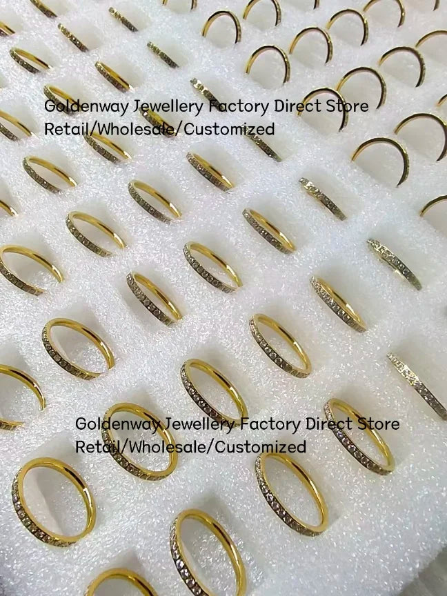 Popular Stainless Steel Rainbow Gemstones Wide Open Bracelet Bangle/Band Ring Knitted Handmade Luxury AU750 Women Jewellery Set