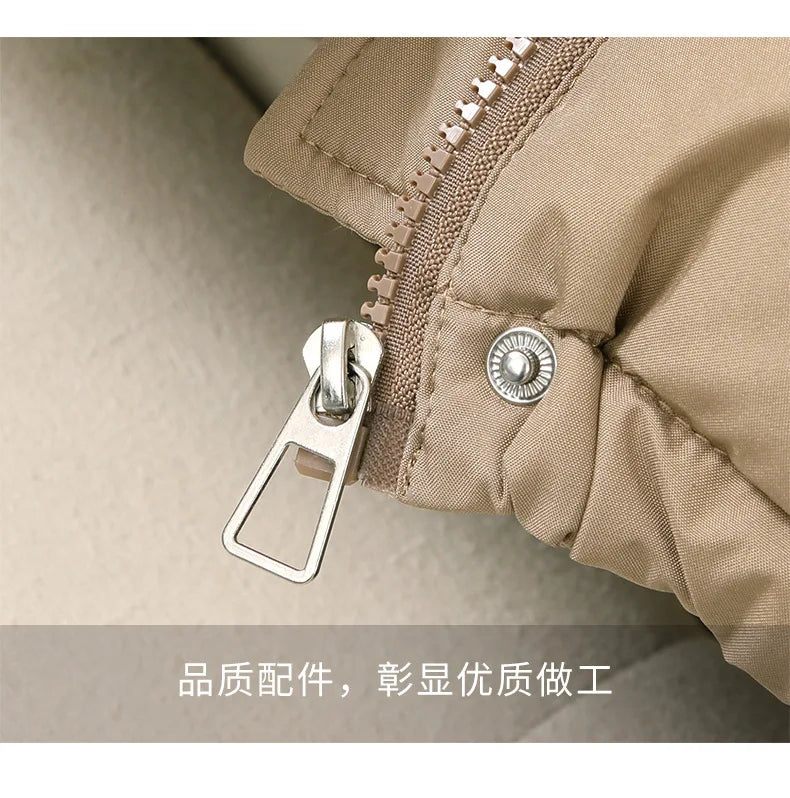 Women Autumn Winter Short Down Jacket 2025 New Plus Size Loose Cotton Padded Jacket Women Hooded Warm Casual Jacket Women Parkas