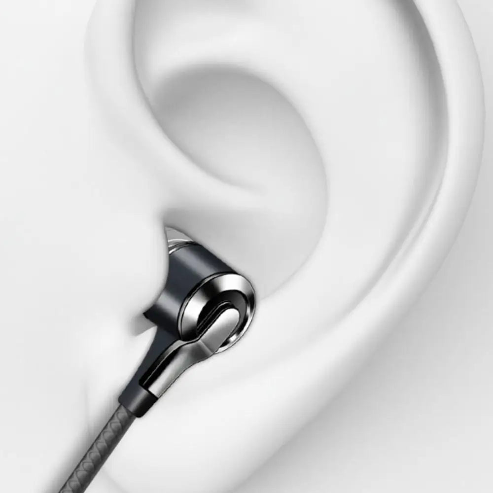 Wired Headphones 3.5mm Sport Earbuds Heavy Bass Wire Controlled In-ear Phone Earphones Stereo Headset with Mic Music Gaming