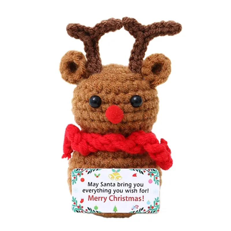 Christmas Ornaments Crochet Home Room Decoration Handmade Emotional Support Knitted Potato Home Decor Christmas Party Gift