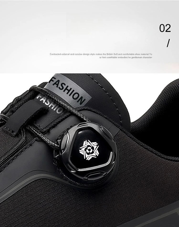 Fashion Casual Men's Shoes Designer Rotating Buckle Men Sneakers Thick-Soled Comfortable Outdoor Walking Shoes Zapatillas Hombre