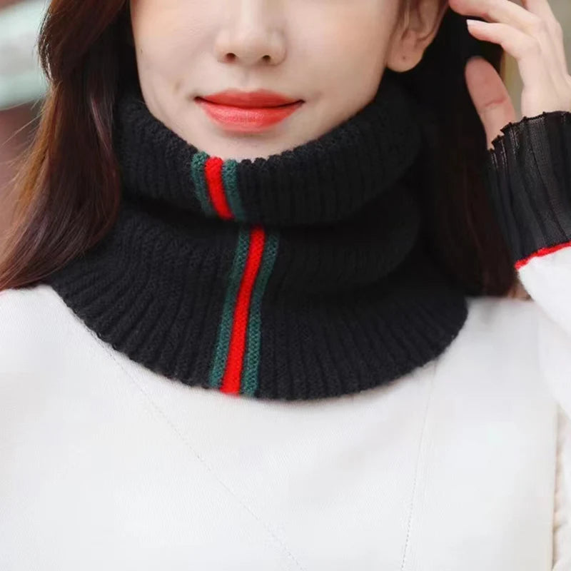 Winter Fake Collars Woman Insert Sweater Knitted High Fake Turtleneck Winter Scarf Woman Turtleneck Accessories-for Clothes