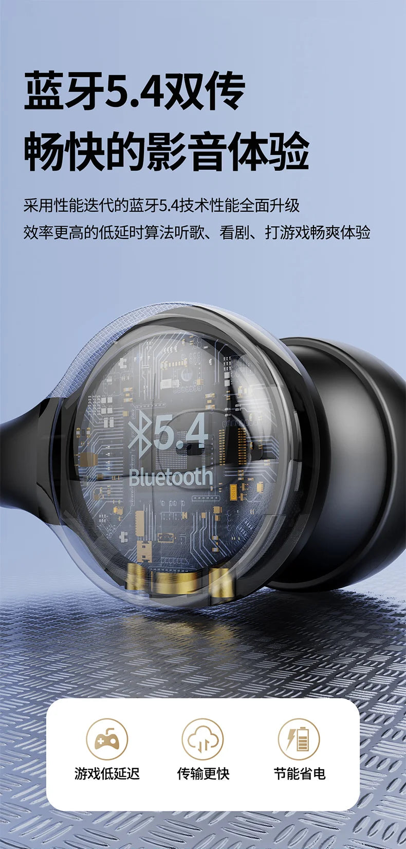 Wireless Headphones  Bluetooth Headset With Mic Handsfree Noise Canceling Earphones Clip Ear Music Sports Gaming Earplug