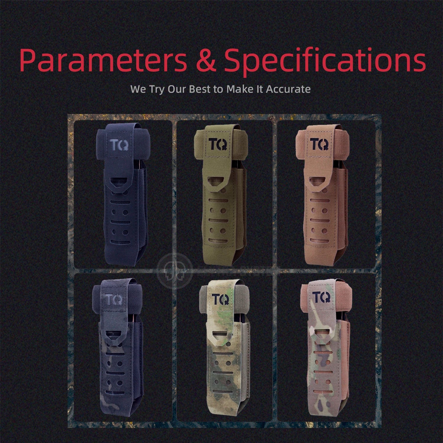 TQ Tourniquet & Trauma First Responder Shear Pouch Holder MOLLE PALS Duty Belt Loop EMT EMS