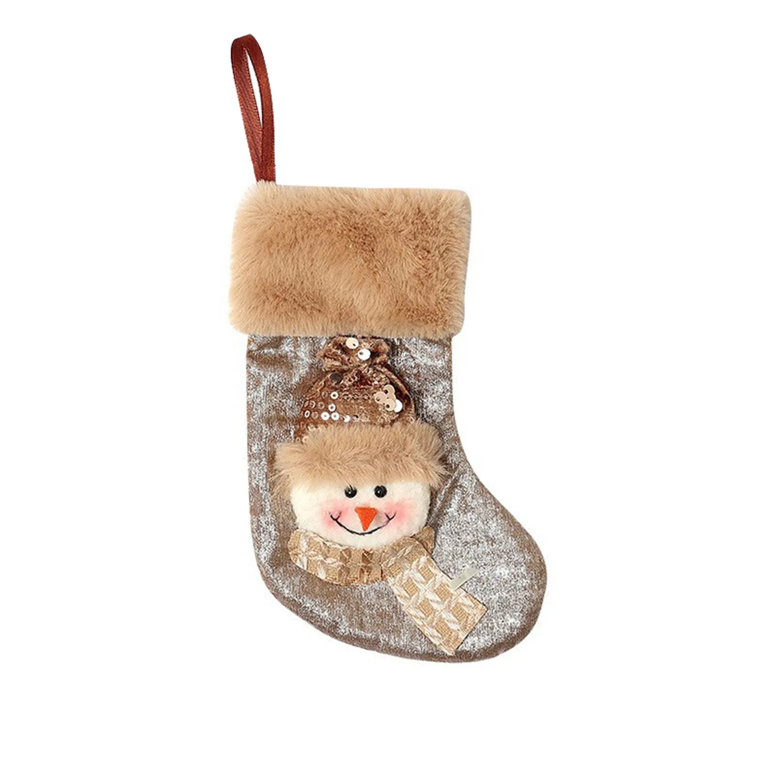 Christmas Stockings Holiday Decorations Festive Tree Ornaments Santa Claus Gift Bags Small Hanging Socks Cozy Seasonal Accents