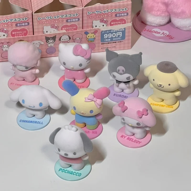 High Quality Blind Box Toy Kitty Kuromi Cinnamoroll Magnetic Suction Doll Ornaments New Products Girl Desktop Toys Gifts