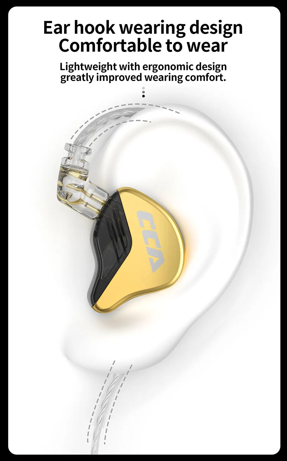 CCA CRA+ Metal Headset In Ear Monitor Phone Bass Wired Earphone With Microphone Sport Game HiFi Noice Cancelling Headphones