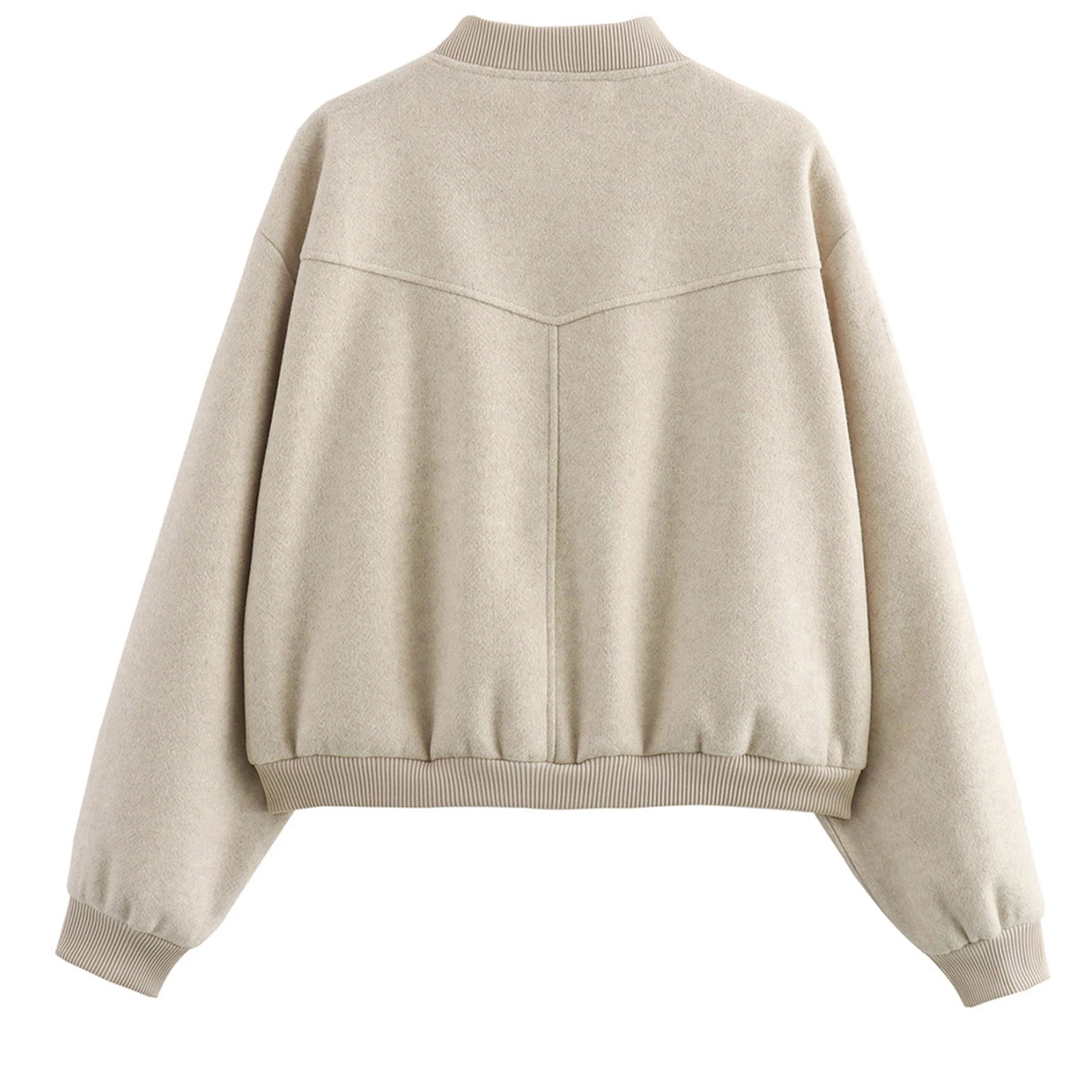 Women Jacket Cropped Bomber Jackets For Women Tweed Jacket Woman Fashion Long Sleeve New In Short Coats chamarras de mujer