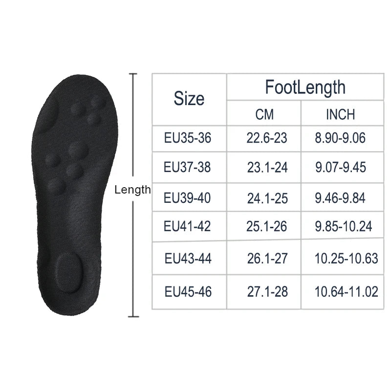 1Pair/2Pairs/4Pairs High Elasticity Latex Sport Insoles Soft Shoe Pads Arch Support Orthotic Insoles Breathable Deodorant Insole