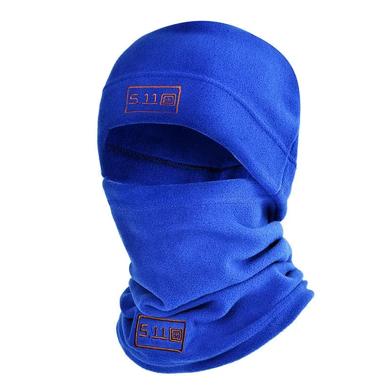 Winter Fleece Hat Scarf Set Thermal Head Cover Tactical Warm Balaclava Bonnet Face Ski Mask Hat Neck Warmer Sport Cycling