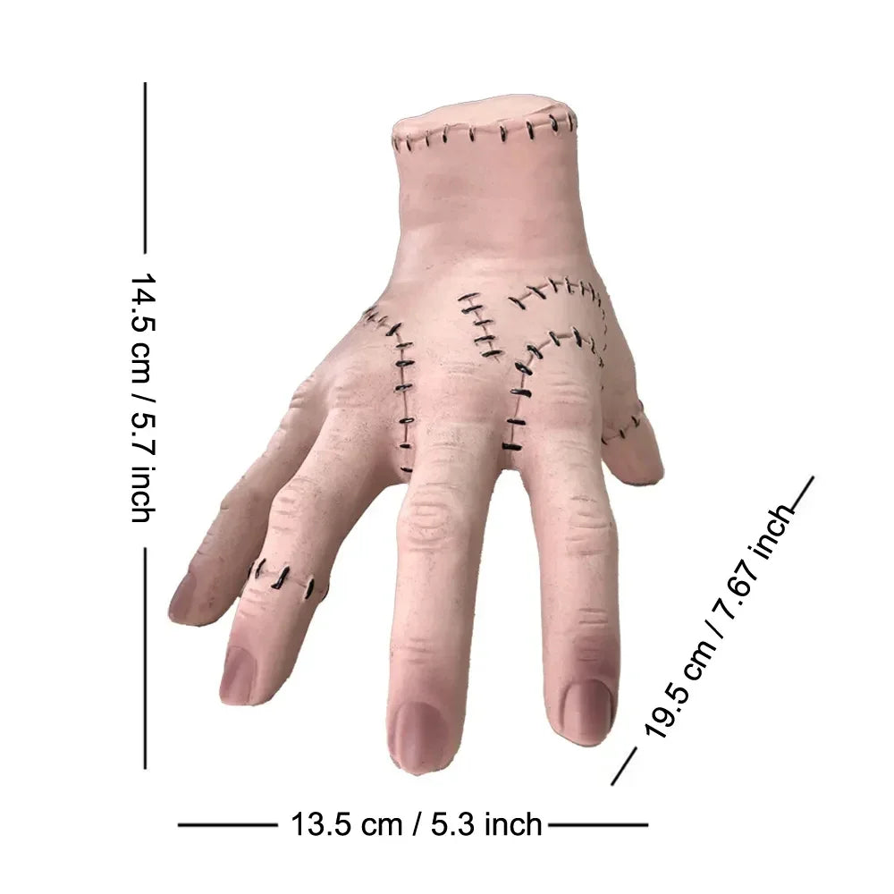 Halloween Horror Thing Hand From Addams Family Cosplay Latex Figurine Home Decor Crafts Party Prop Living Room Decoration