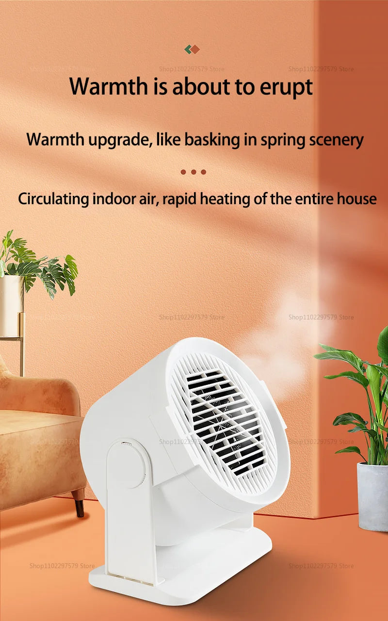 Portable Small Electric Heaters for Home Energy Saving Quiet Foot Warmer Fast Heating Indoor Warm Air Blower
