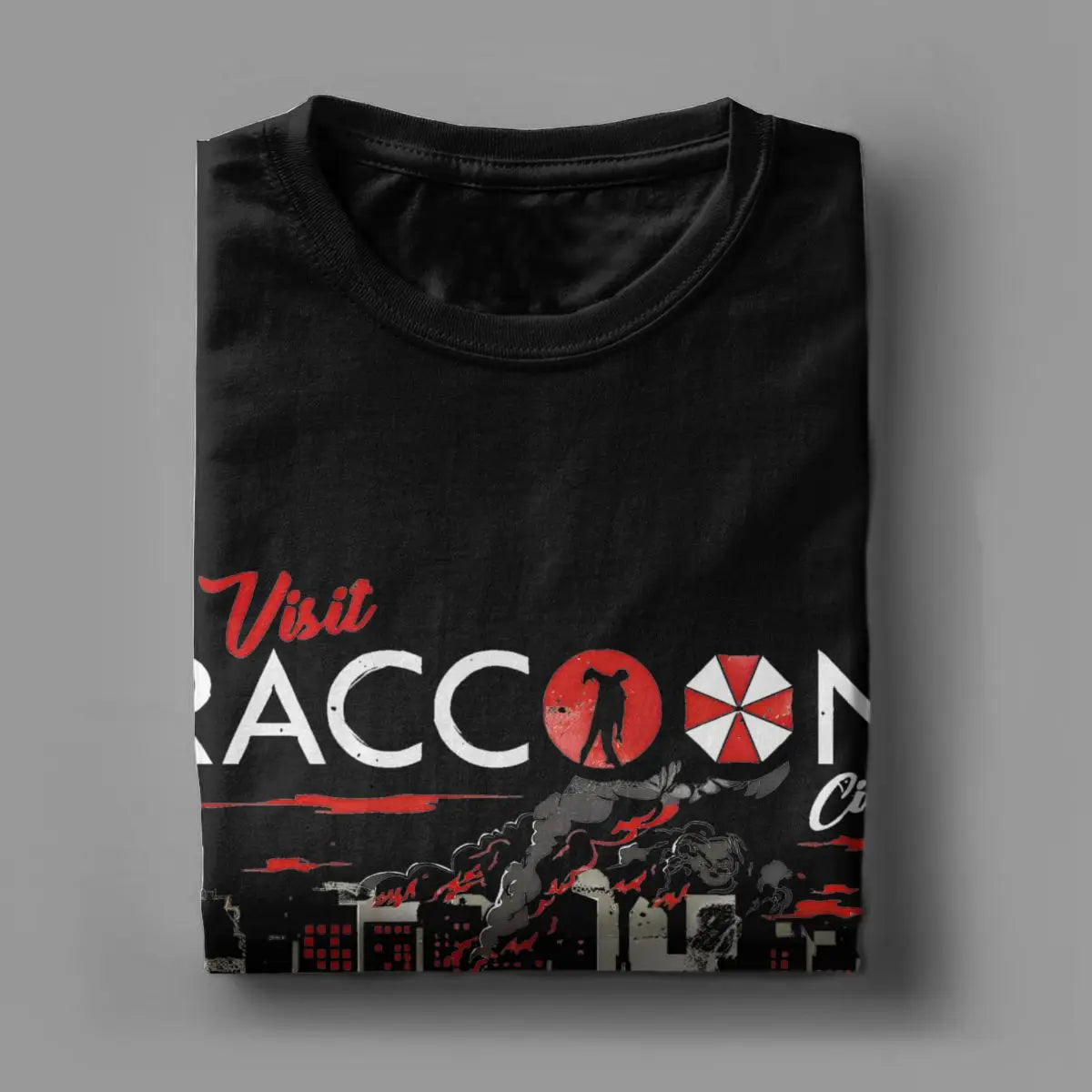 Men's T-Shirt Great Model Residents Evils Umbrella Corporations Cotton Tee Shirt Short Sleeve T Shirts O Neck Clothes