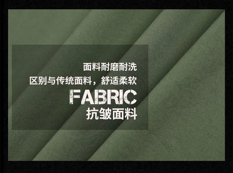 2023 Men Cargo Shirt Casual 100% Cotton Solid Short Sleeve Multi Pocket Work Blouses Loose Plus Size 5XL Business Men Clothing