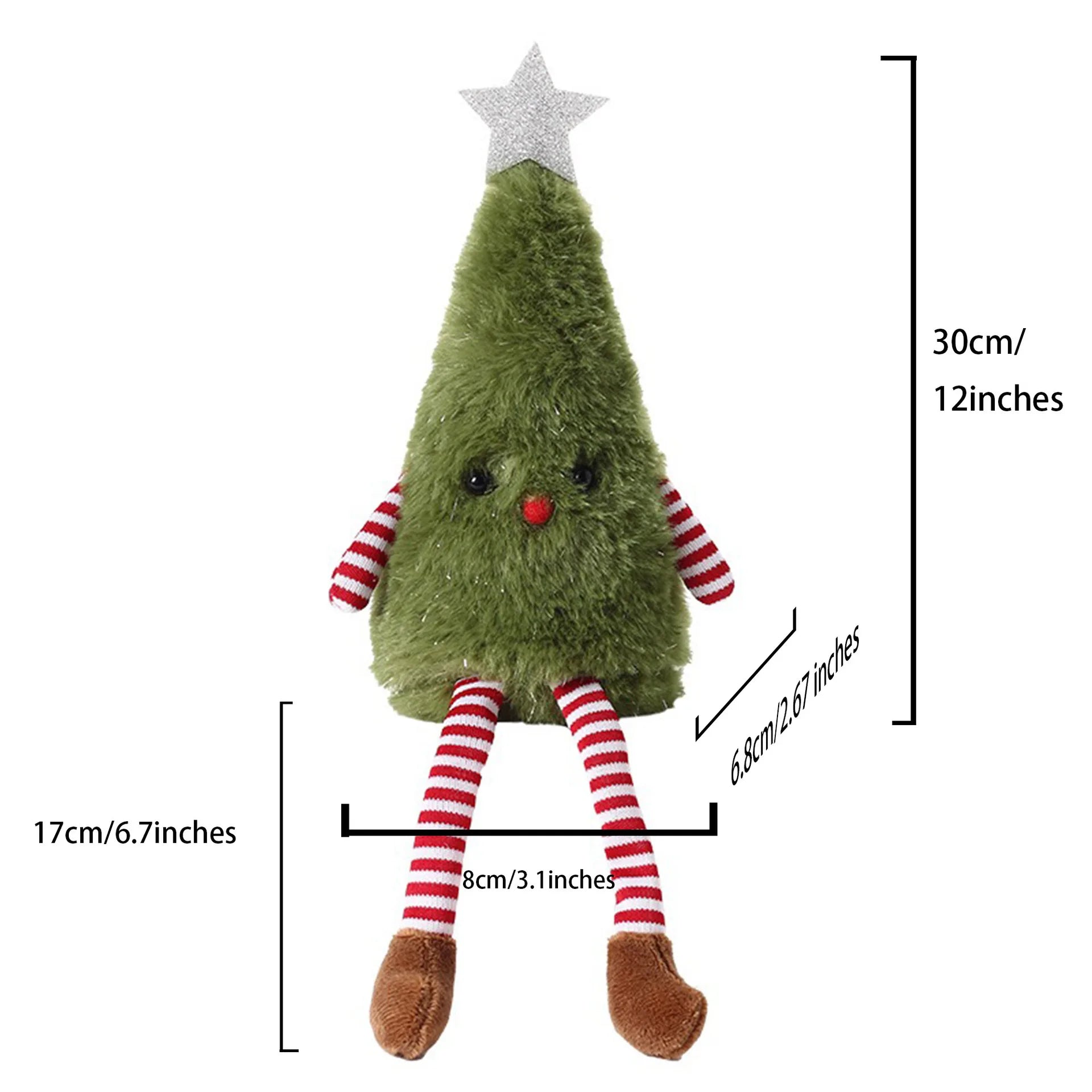 Christmas Decorations Christmas Tree Ornaments Display Pieces Festive Decor for Holiday Home Ornaments