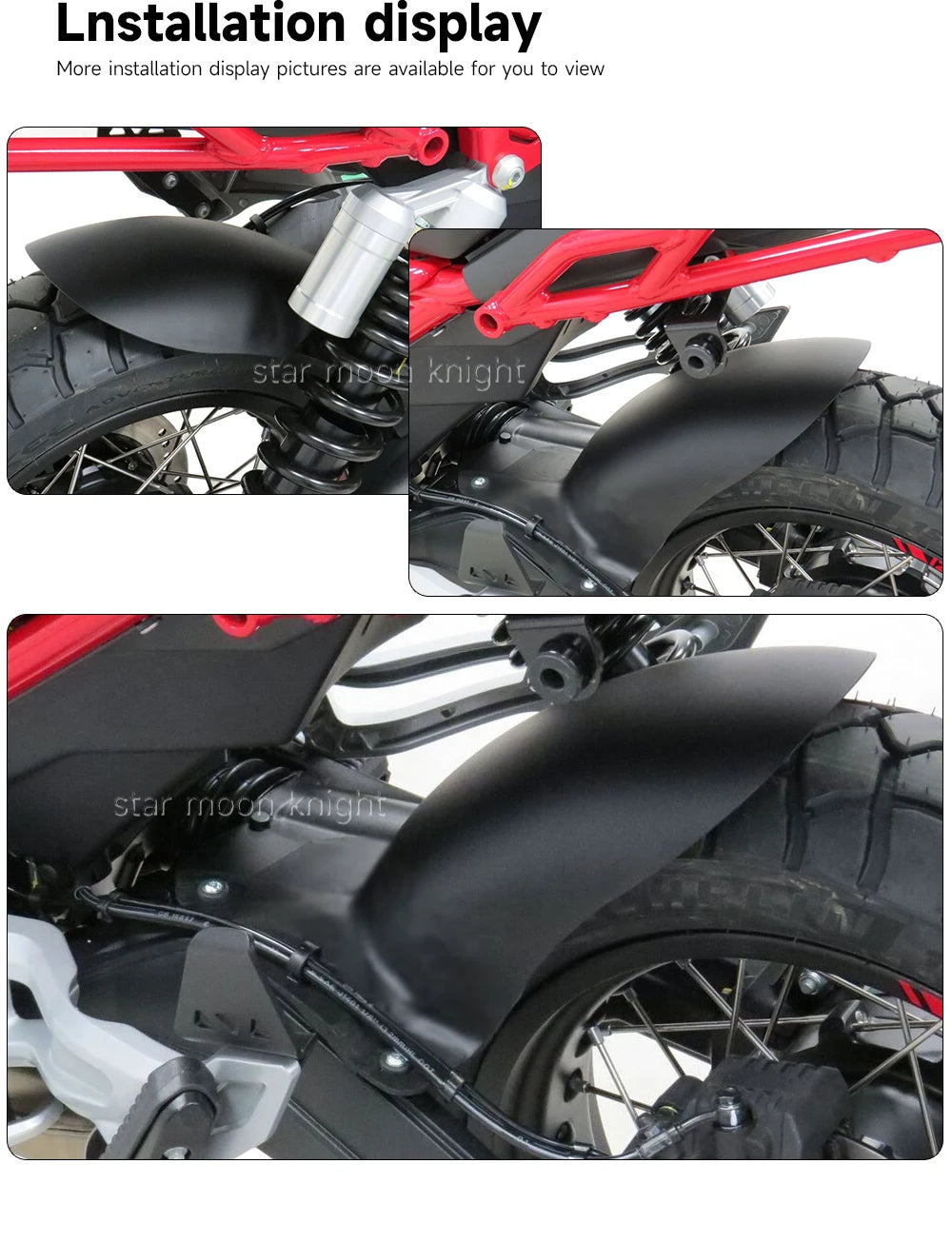 Motorcycle Huggers For Moto Guzzi V85TT V 85 TT V85 TT 2019 2020 2021 2022 2023- Accessories Rear Fender Splash Guard Mudguard
