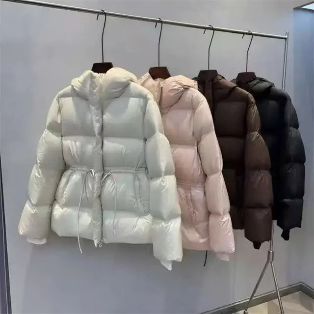 Women's Jacket 2025 New Winter Parkas Female Down Cotton Overcoat Hooded Casual Thick Warm Padded Short Coat Ladies Outwear Tops