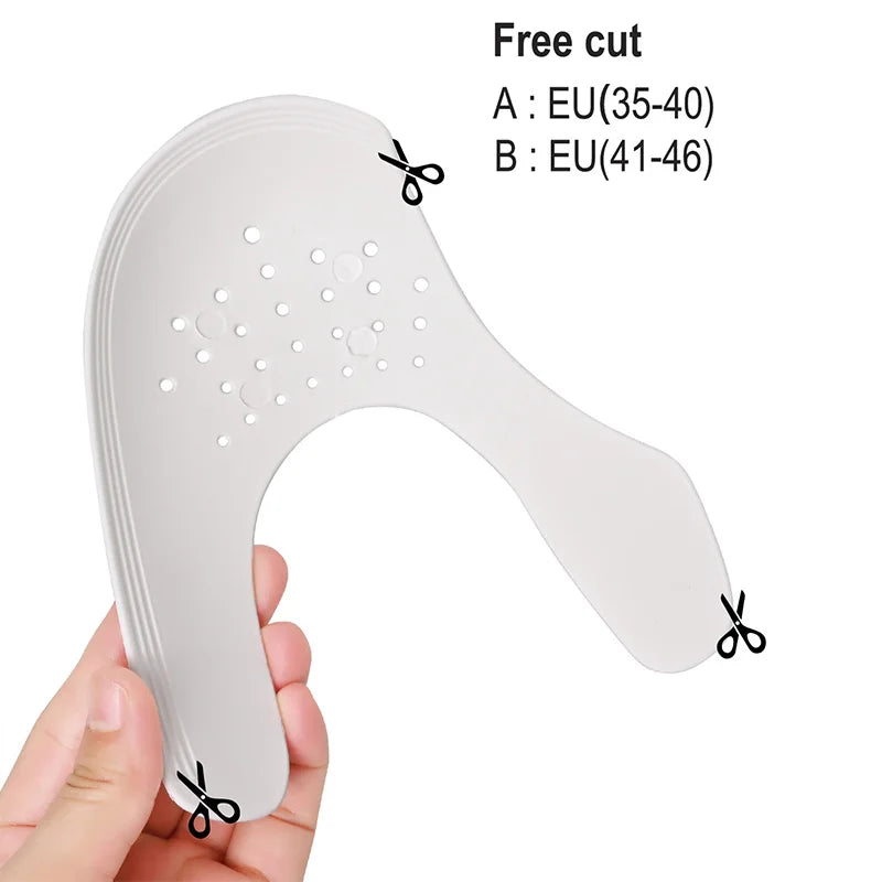 1/4/8/16Pairs Protector Shoe Anti Crease Bending Crack Toe Cap Support Shoe Head Stretcher Lightweight Sneakers Protector