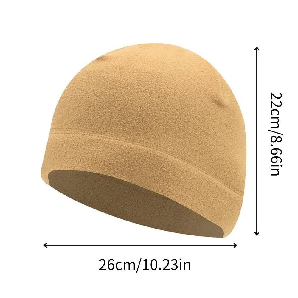 New Fleece Winter Hat Tactical Windproof Outdoor Hiking Accessories Hunting Military Men Caps Snowboard Cycling Warmer Beanies