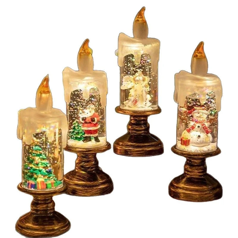 【Christmas Night Light Gift】Soothing Snowfall Glow, Anti-fall & Waterproof, Multi-color Modes, Must-have Party Decor!