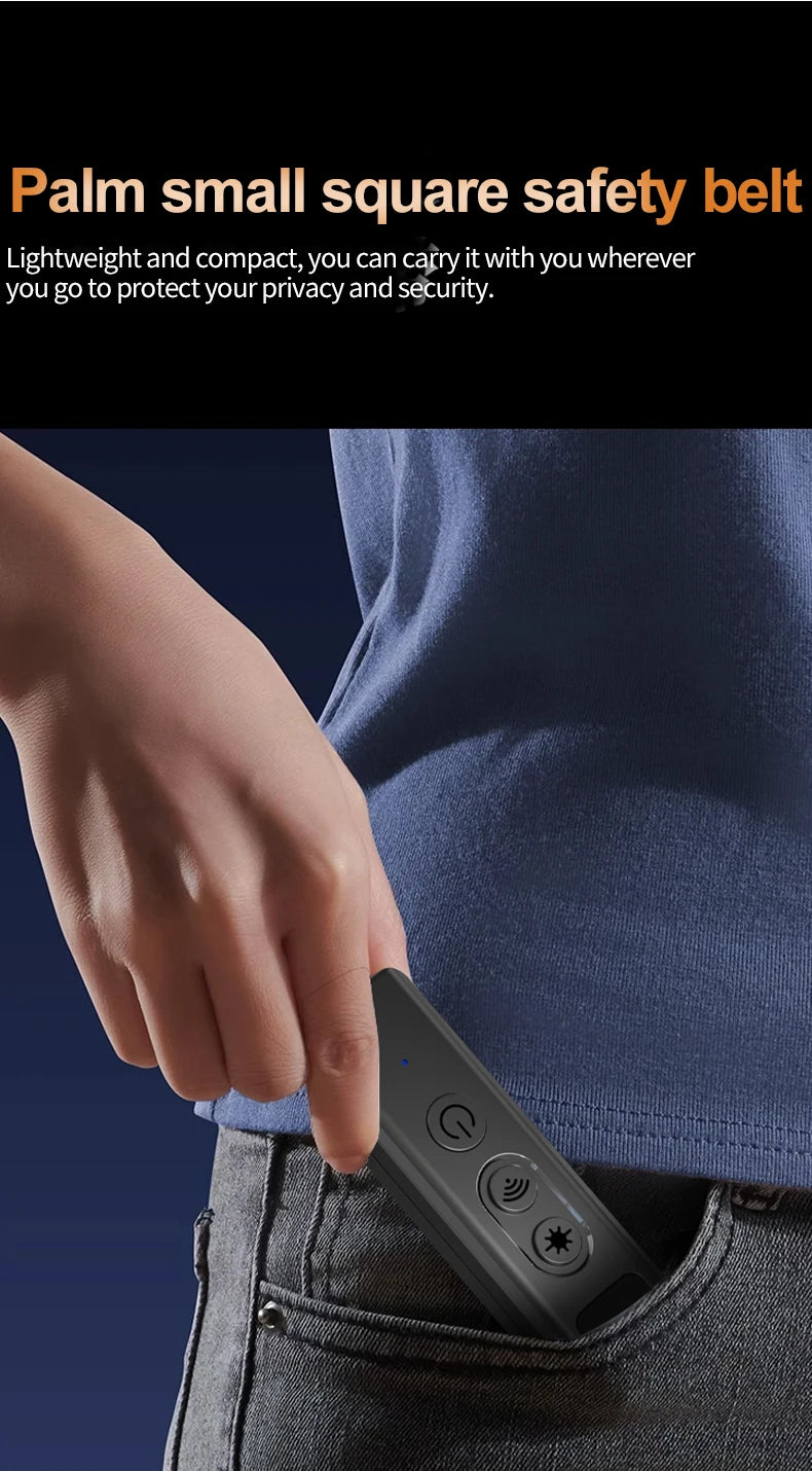 Hidden Camera Detector Anti-Spy Car GPS Tracker Listening Device Bug RF Wireless All Signal Scanner Gadget Security Protection