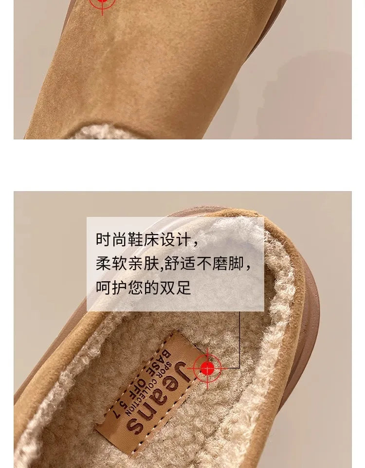Shoes Woman 2025 House Slippers Platform Pantofle Cover Toe Winter Footwear New Slides Female Shoes Womens Slippers Outdoor Plat