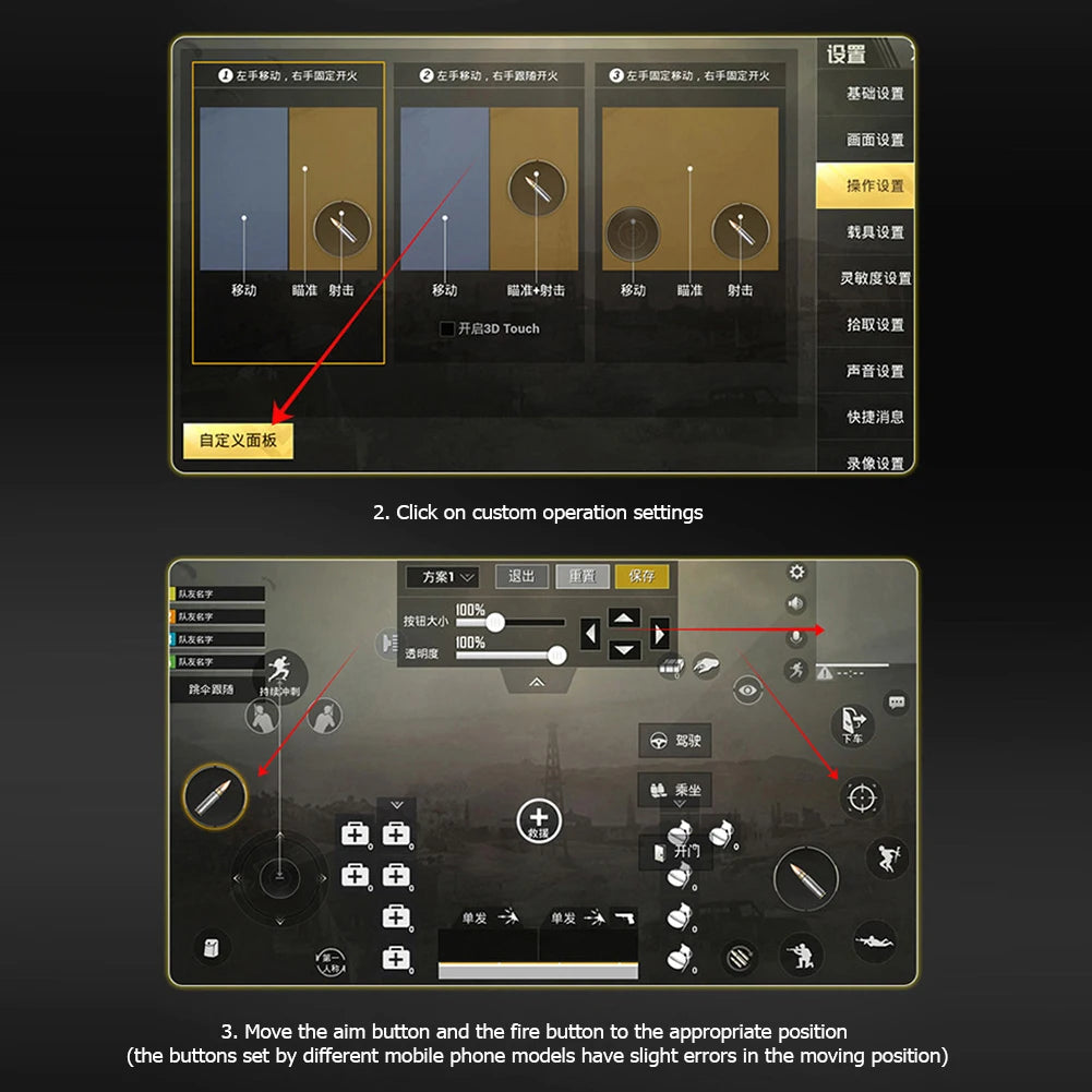 Electronic Machine Game Parts F01 1 Pair Plastic PUBG Mobile Trigger Phone Gamepad Controller Gaming Shooter