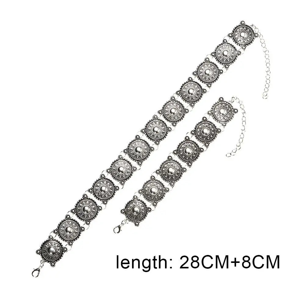 Fashion Vintage Jewelry  Accessories Boho Bracelets Necklace Neck Jewelry Wrist Jewelry