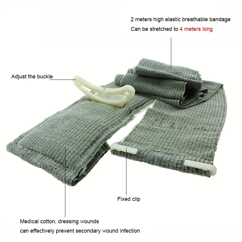 4/6in Israeli Bandage - Tactical Trauma Kit, Military-Grade Compression for Outdoor Emergency IFAK First Aid Wound Dressing