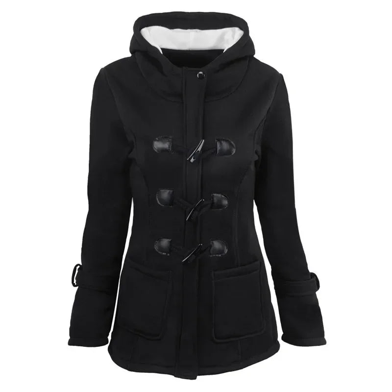 Women Basic Jackets 2025 Autumn Women's Overcoat Zipper Causal Outwear Coat Female Hooded Coat Casaco Feminino Ladies Jacket
