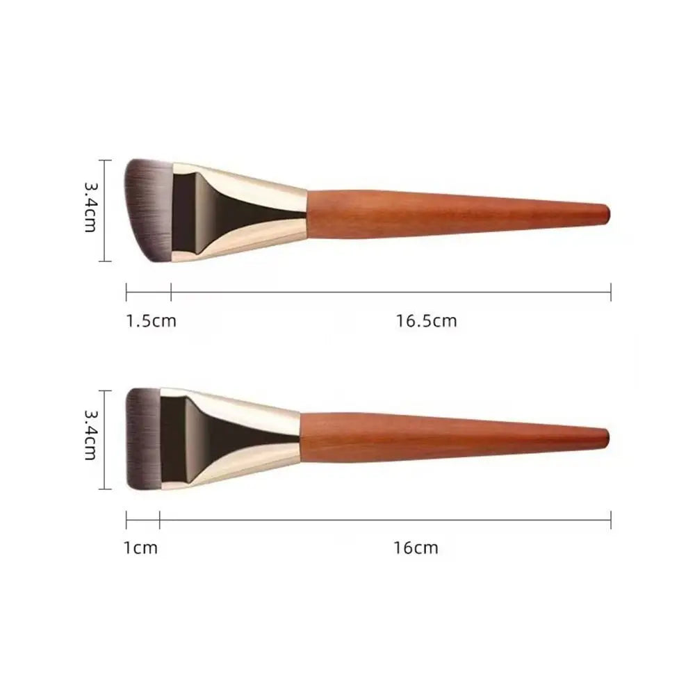 Make Up Tools Ultra Thin Foundation Brush Smooth Soft Flat Contour Brush Bevel Design Lightweight Makeup Brushes Women