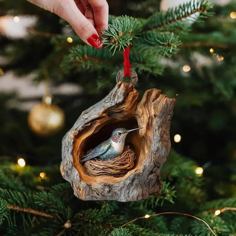 Christmas decorations Acrylic Cartoon Animal Christmas Hanging Ornaments Seasonal Decor For Tree Ceiling Cute Pattern Keepsake