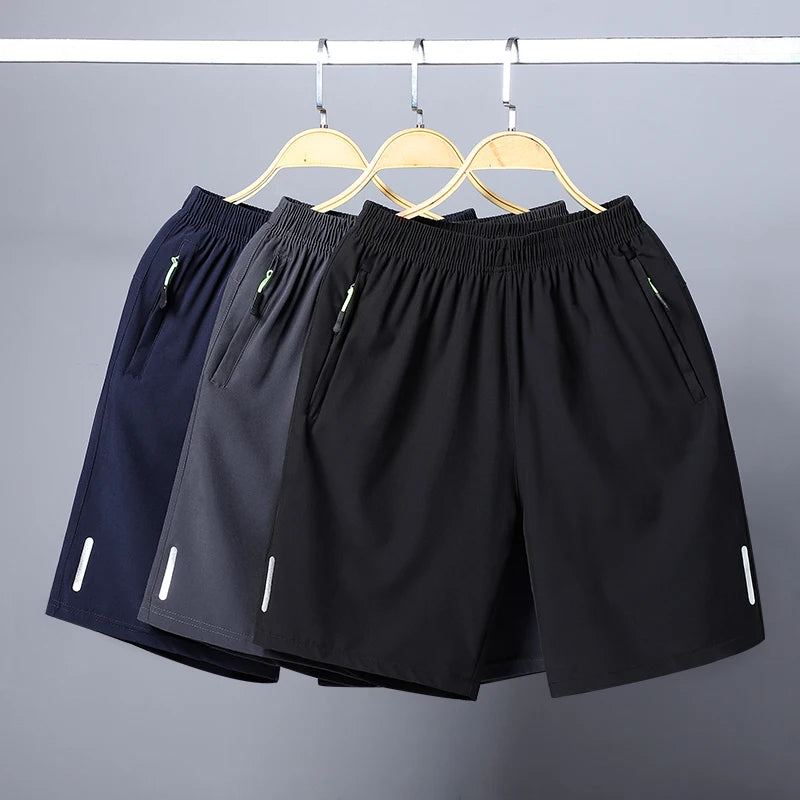 3XL Quick Dry Jogging Fitness Shorts Men Summer Sports Bottoms Thin Breathable Beach Short Pants Male Running Shorts Lightweight